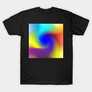 Gradient mesh pattern T-Shirt